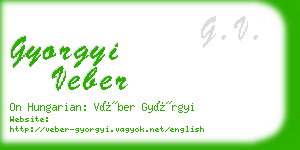 gyorgyi veber business card